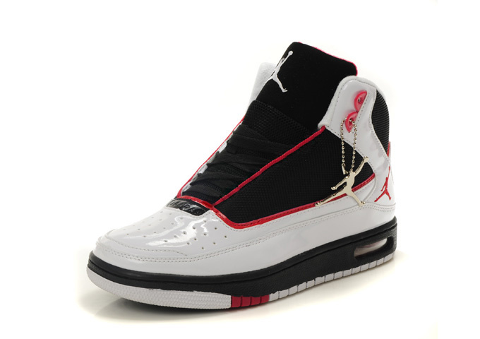 2011 Air Jordan Shoes Black Red White - Click Image to Close