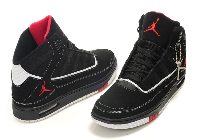 2011 Air Jordan Shoes Black Red - Click Image to Close