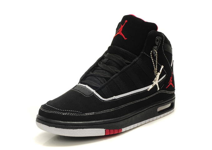 2011 Air Jordan Shoes Black Red