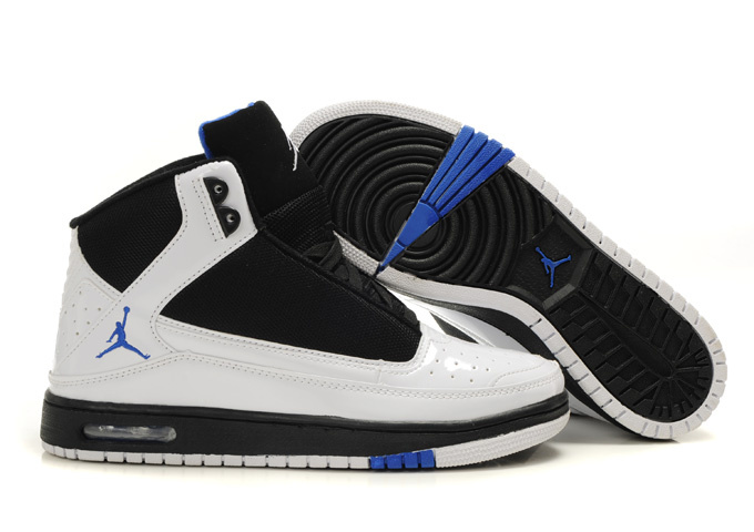 2011 Air Jordan Shoes White Blue - Click Image to Close