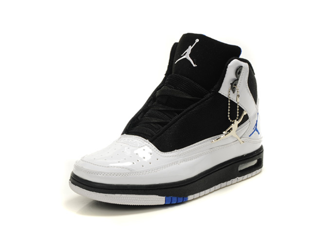 2011 Air Jordan Shoes White Blue - Click Image to Close
