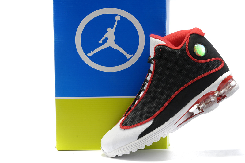 2012 Air Cushion Jordan 13 Black White Red