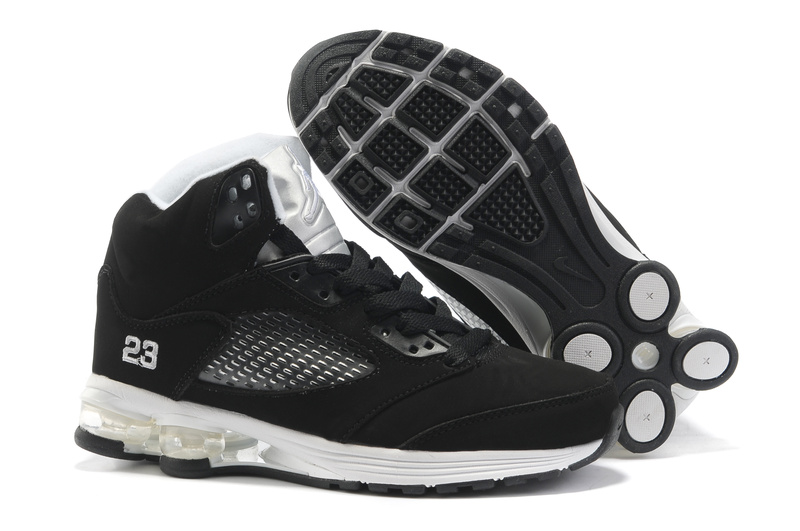 2012 Air Cushion Jordan 5 Black White