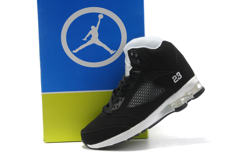 2012 Air Cushion Jordan 5 Black White