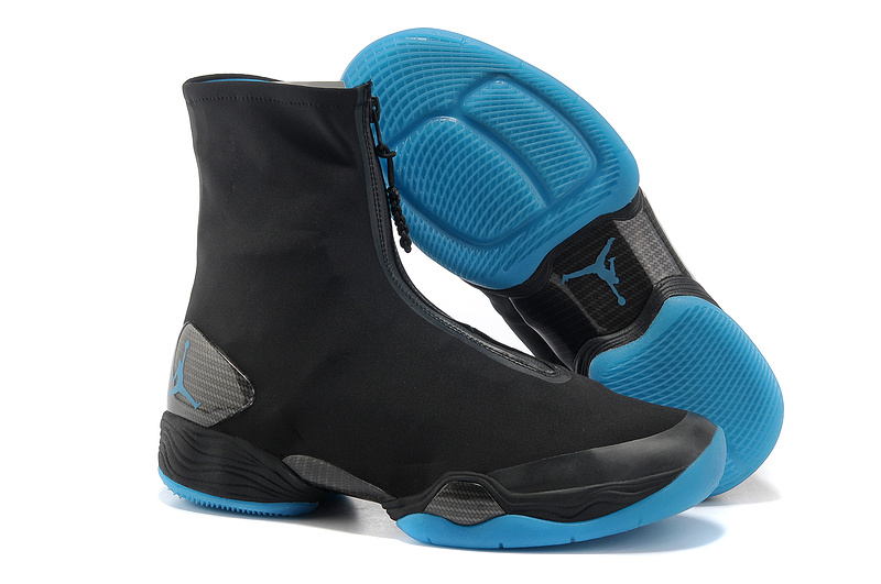 2013 Jordan 28 Black Blue Shoes