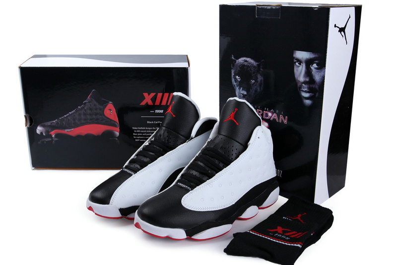 2015 Jordan Retro 13 Low White Black Blue Shoes - Click Image to Close