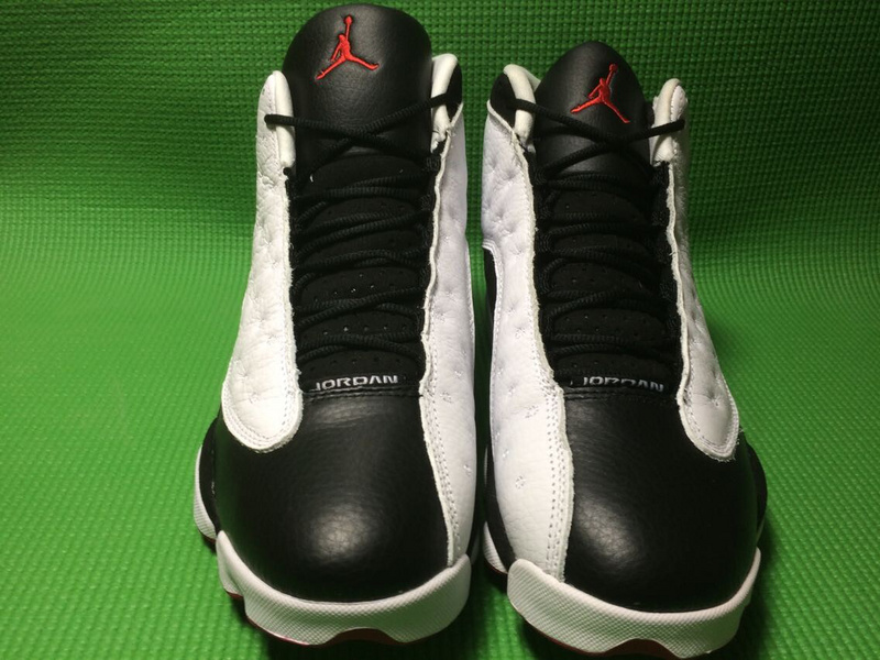 2014 Air Jordan 13 Retro White Black Shoes