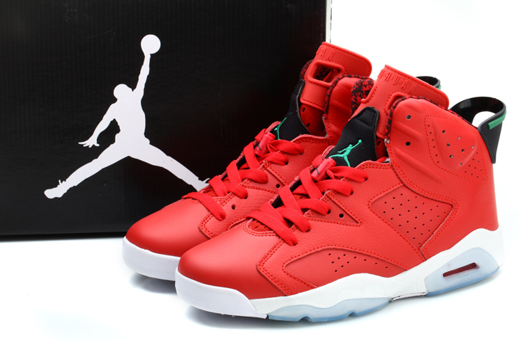 2014 Jordan 6 MVP History Of Jordan Red White Shoes - Click Image to Close