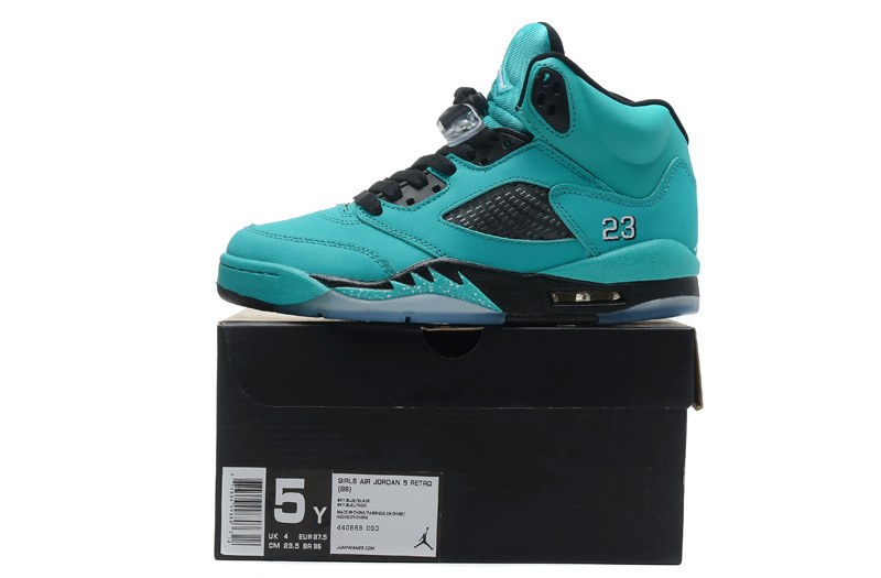 2015 Air Jordan 5 Retro Green Black Mens Shoes - Click Image to Close