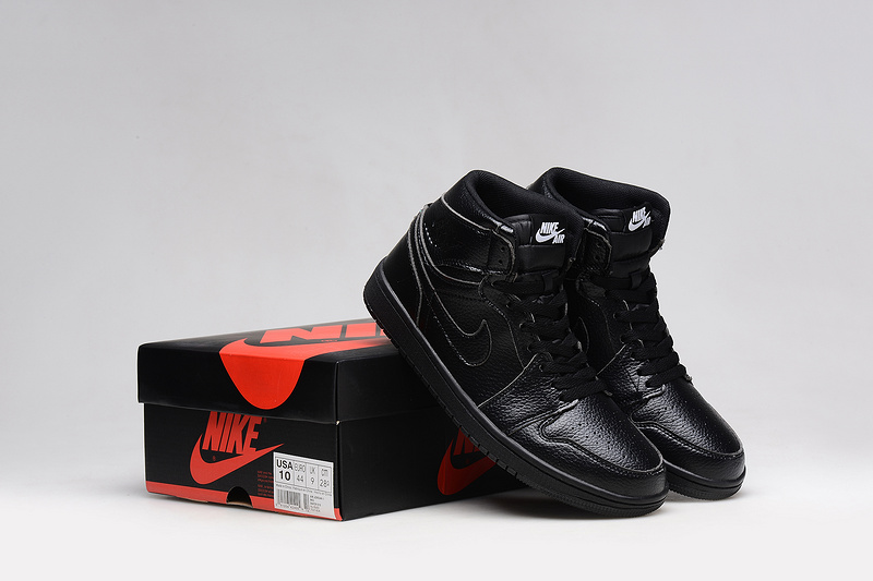 2015 Air Jordan 1 Retro All Black Shoes