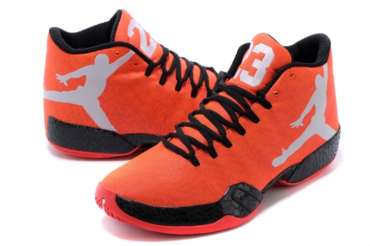 2015 Jordan 29 Orange Black Grey Shoes - Click Image to Close