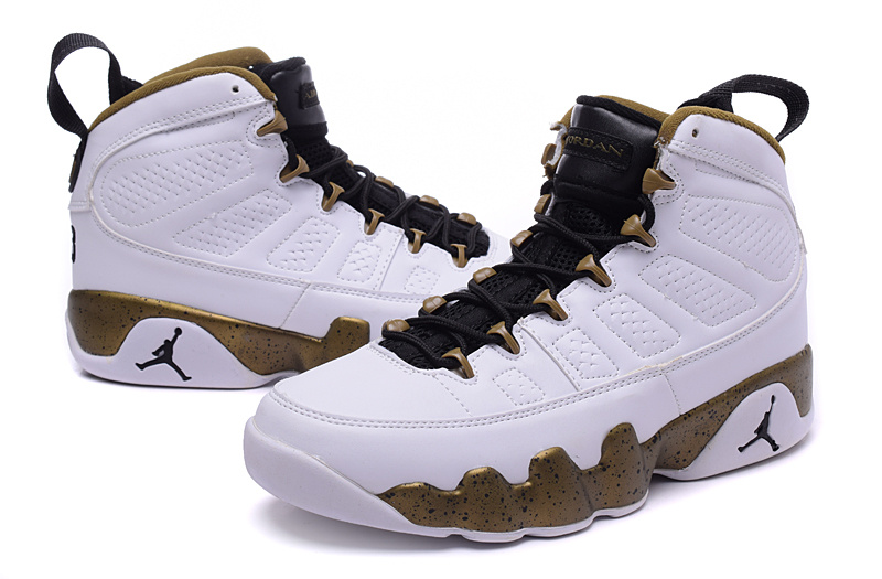 2015 Jordan 9 Retro White Coffe Black Shoes