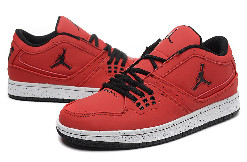 Latest Air Jordan 1 Flight Low Red Black Shoes - Click Image to Close