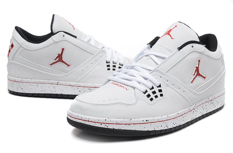 jordan 1 flight low white