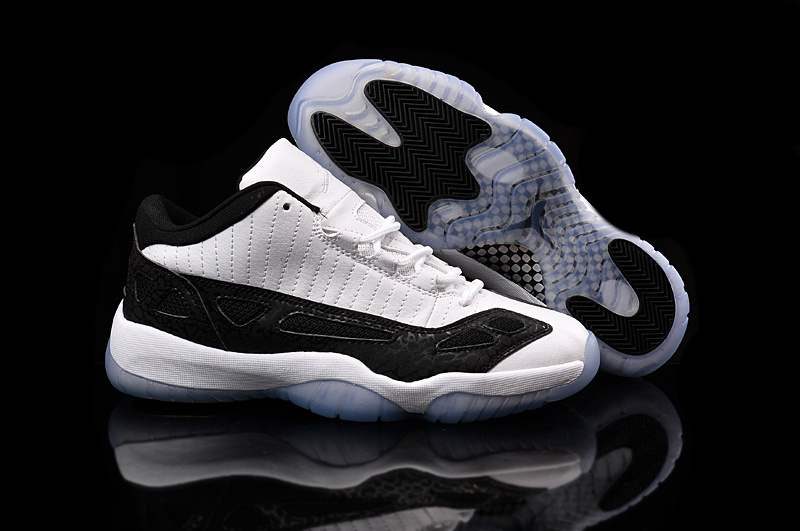 2015 Jordan Retro 13 Low White Black Blue Shoes - Click Image to Close