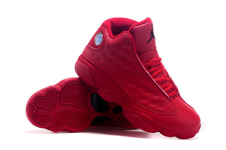 2015 Air Jordan 13 Retro All Red Shoes - Click Image to Close