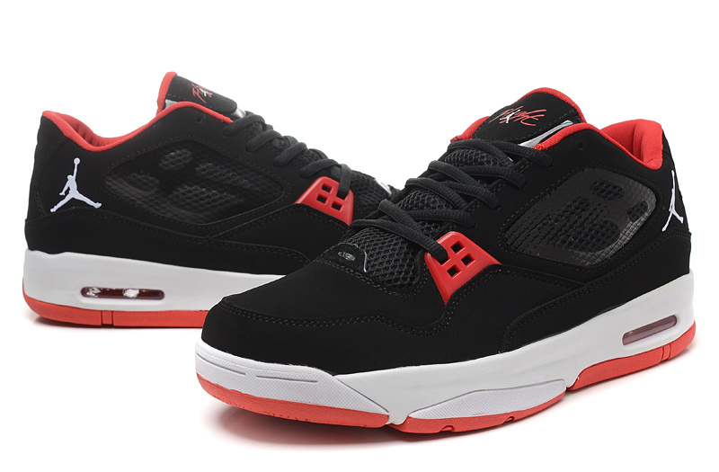 Air Jordan Flight 23 RST Low Black Red Shoes - Click Image to Close