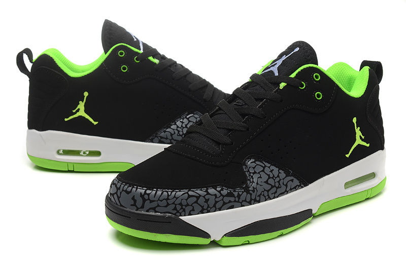 Latest Jordan Cement Black Green White Shoes - Click Image to Close