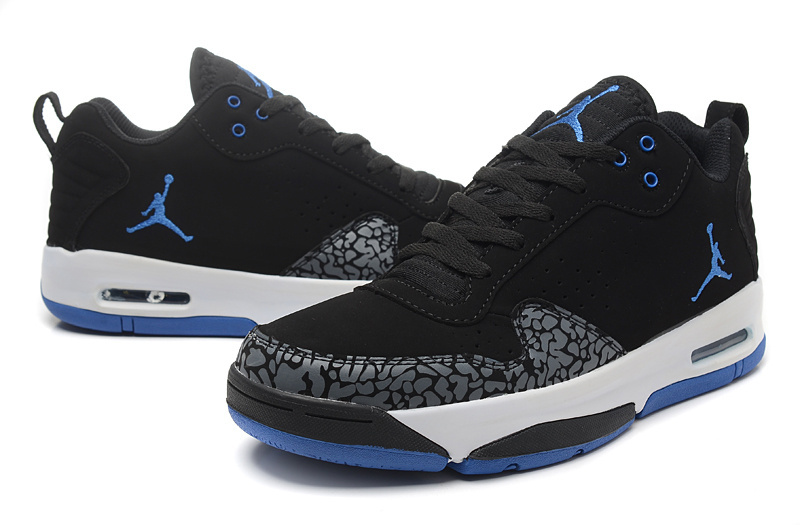 Latest Jordan Cement Black Blue White Shoes