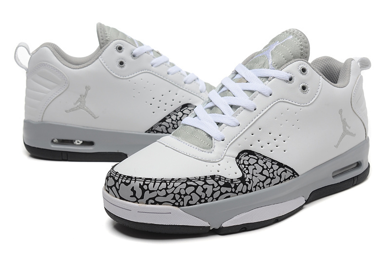 Latest Jordan Cement Grey White Grey Shoes - Click Image to Close