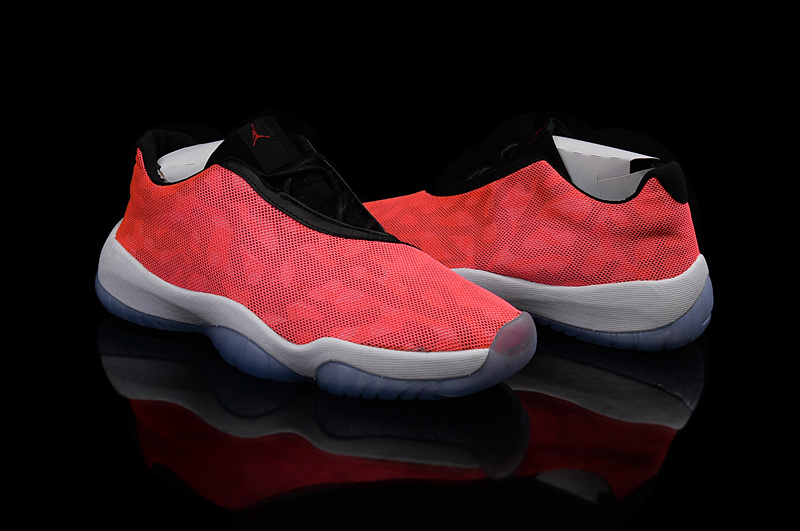 New Air Jordan Future Low Burgundy Camo Orange Black Shoes - Click Image to Close