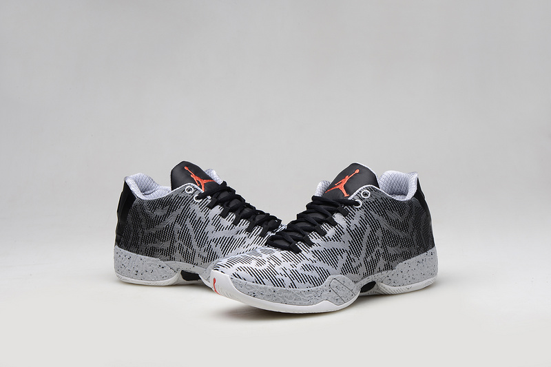 2016 Air Jordan 29 Low Black Grey Shoes