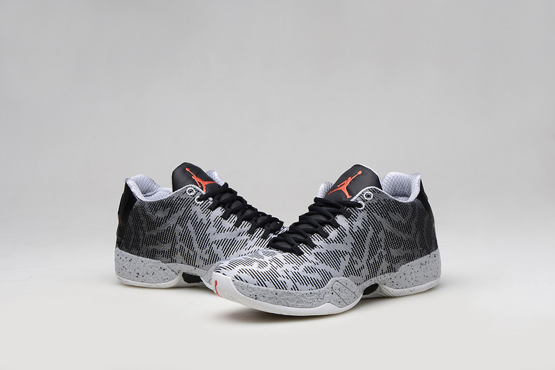 2016 Air Jordan 29 Low Black Grey Shoes - Click Image to Close