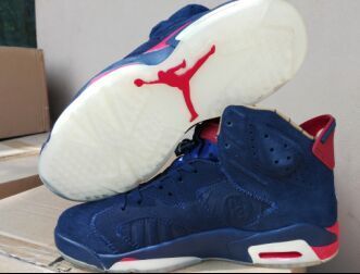 New Air Jordan 6 Doernbecher Blue Shoes - Click Image to Close