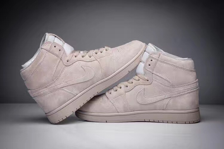 New Jordan 1 Retro Deer Skin Grey Shoes