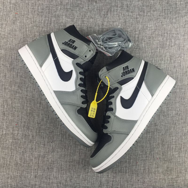 New Jordan 1 Retro Coo Grey White Sneaker - Click Image to Close