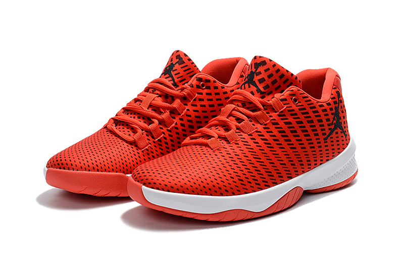 Newest Jordan Basketball Shoes Red White Black
