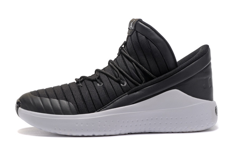 New Jordan Flight Luxe Black White Shoes - Click Image to Close