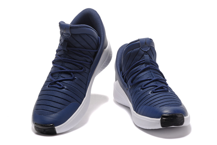 2015 Jordan Retro 13 Low White Black Blue Shoes - Click Image to Close