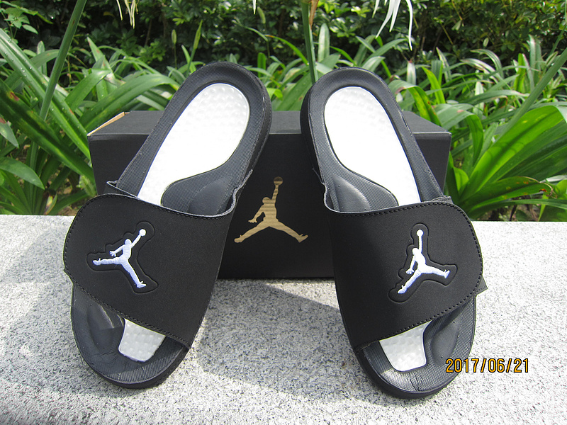 New Air Jordan Hydro Black White Sandal