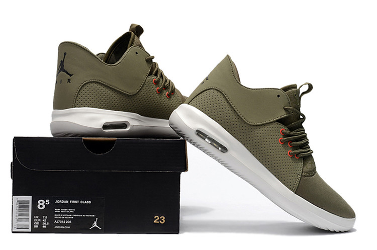 2018 Army Green Jordan Running Shoes - Click Image to Close