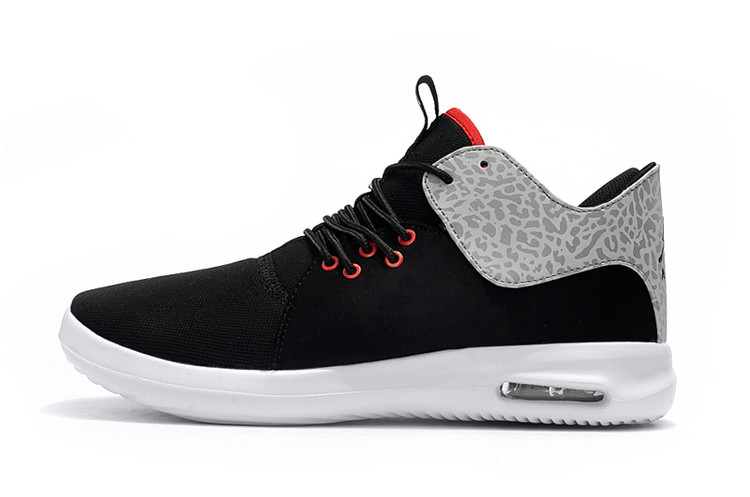 2018 Black Cement Grey Jordan Running Shoes - Click Image to Close