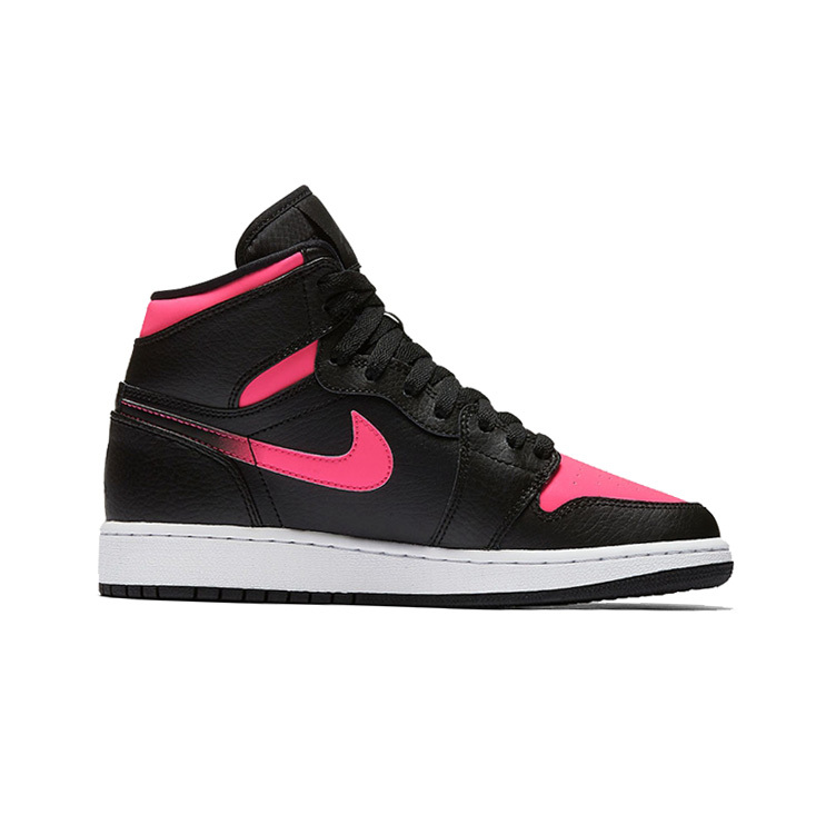 2017 Air Jordan 1 GS Vivid Pink 3M Shoes