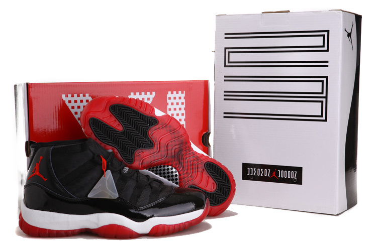 2012 Air Jordan 11 Chalcedony Black White Red Shoes - Click Image to Close