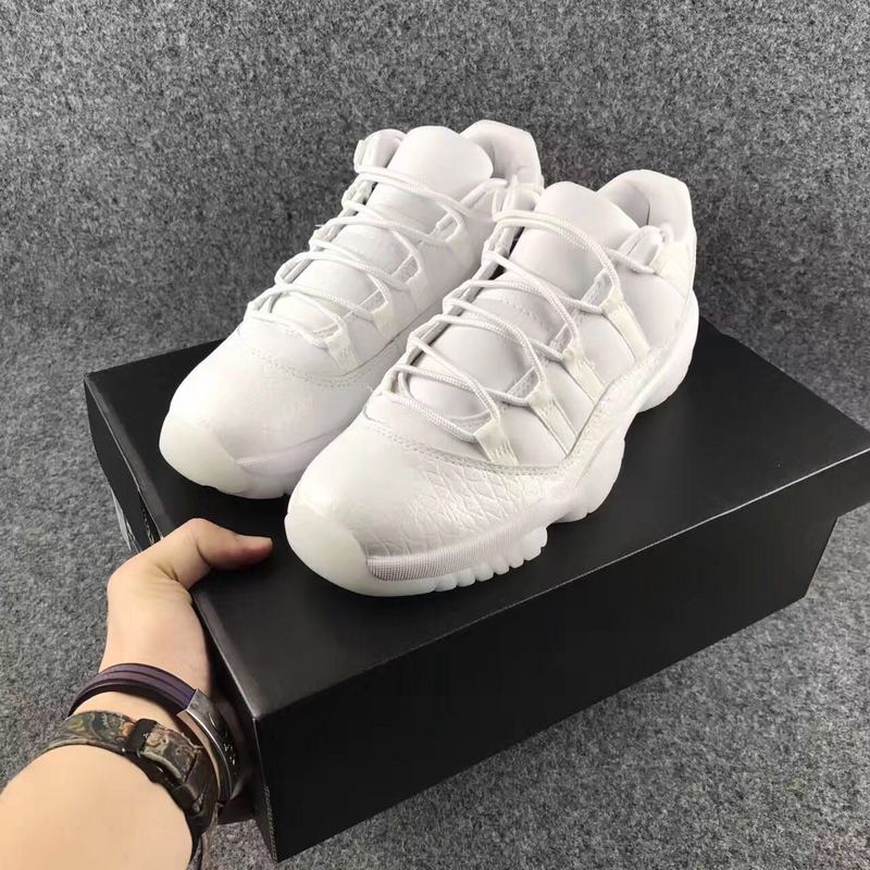 2017 Jordan 11 Heiress White Shoes