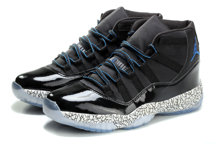 Air Jordan 11 Luminous Burst Black Shoes - Click Image to Close