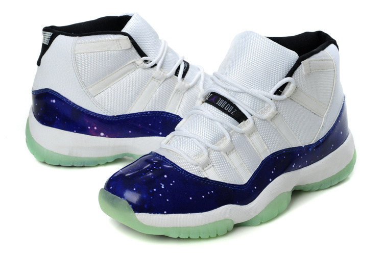 Air Jordan 11 Lunar Legend Edition White Blue Shoes