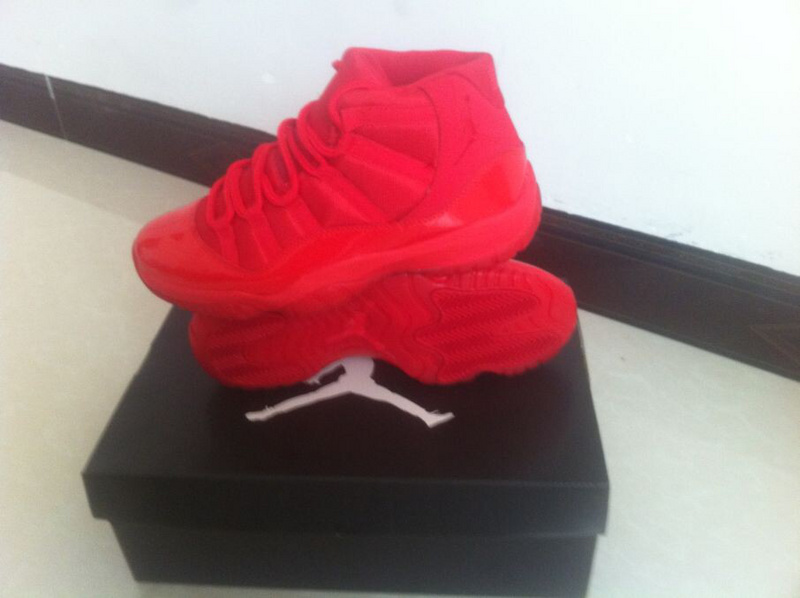 Air Jordan 11 Retro All Red Shoes