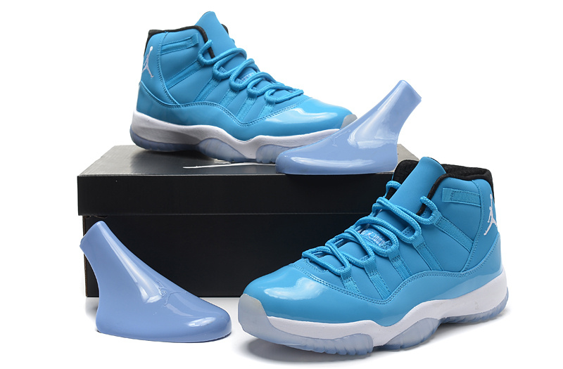 Air Jordan 11 Retro Light Blue White 2014 Shoes