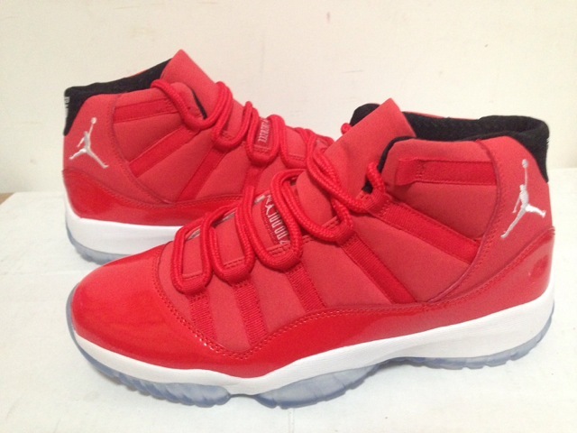 2015 Jordans 11 Toro Red White