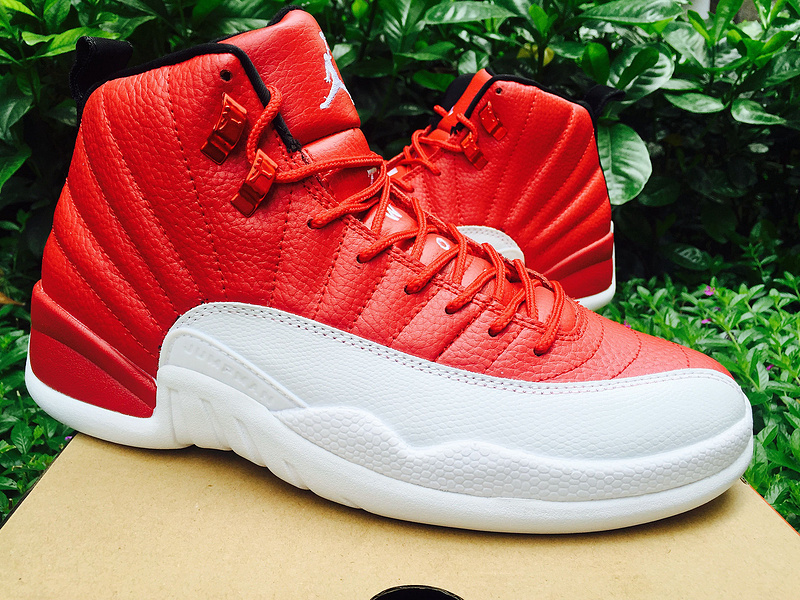 2016 Jordan 12 Gym Red White Shoes
