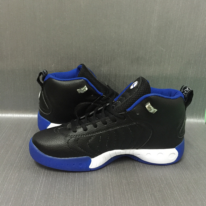 2017 Jordan 12.5 Black Blue White Shoes - Click Image to Close