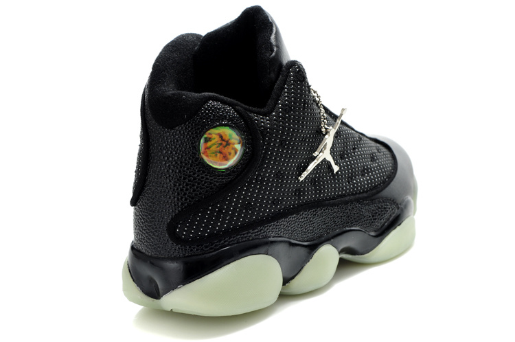 Air Jordan 13 Midnight Black White