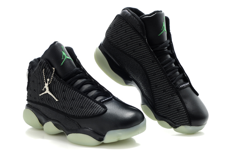 Air Jordan 13 Midnight Black White - Click Image to Close