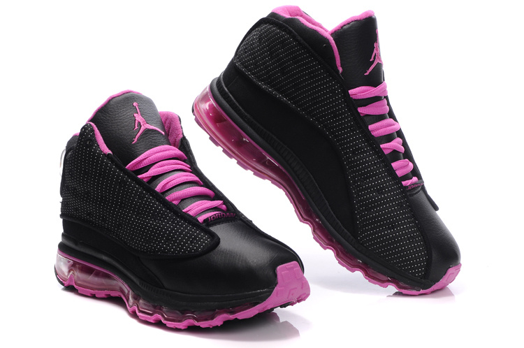 Air Jordan 13 Max Black Pink For Women