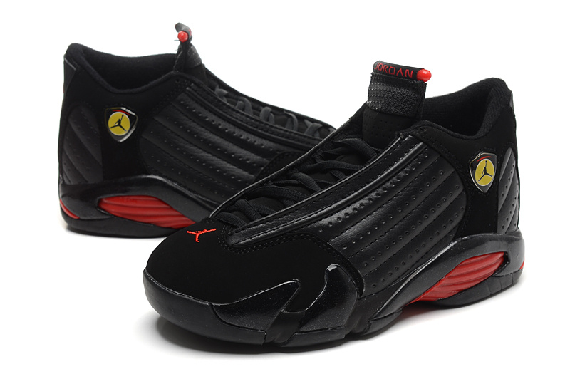 Air Jordan 14 Black Red For Women